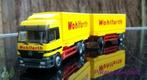 Mercedes Benz Actros  Huif- Afzetcombi   Wohlfarth (D), Ophalen of Verzenden, Zo goed als nieuw, Bus of Vrachtwagen, Herpa