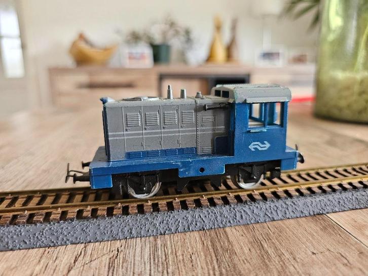 Modeltrein lok H0 spoor, PIKO NS diesel lokje, Hobby en Vrije tijd, Modeltreinen | H0, Zo goed als nieuw, Locomotief, Gelijkstroom