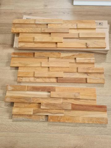 UltraWood Teak Firenze - 3D Houten Wandpanelen beschikbaar voor biedingen