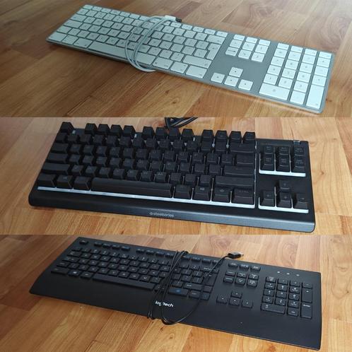 Steelseries / Apple / Logitech Toetsenborden, Computers en Software, Toetsenborden, Zo goed als nieuw, Ophalen