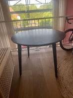 Tafel rond IKEA zwart hout, Huis en Inrichting, Tafels | Eettafels, Ophalen, Gebruikt, 50 tot 100 cm, Rond