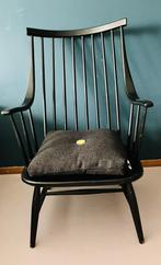 Nesto Pastoe Lena Larsson vintage spijlenstoel zwart sixties, Ophalen