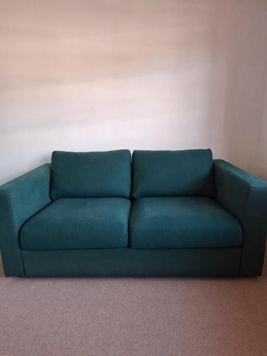 Tweezitsbank, Huis en Inrichting, Banken | Sofa's en Chaises Longues, Gebruikt, Tweepersoons, 150 tot 200 cm, 75 tot 100 cm, Stof