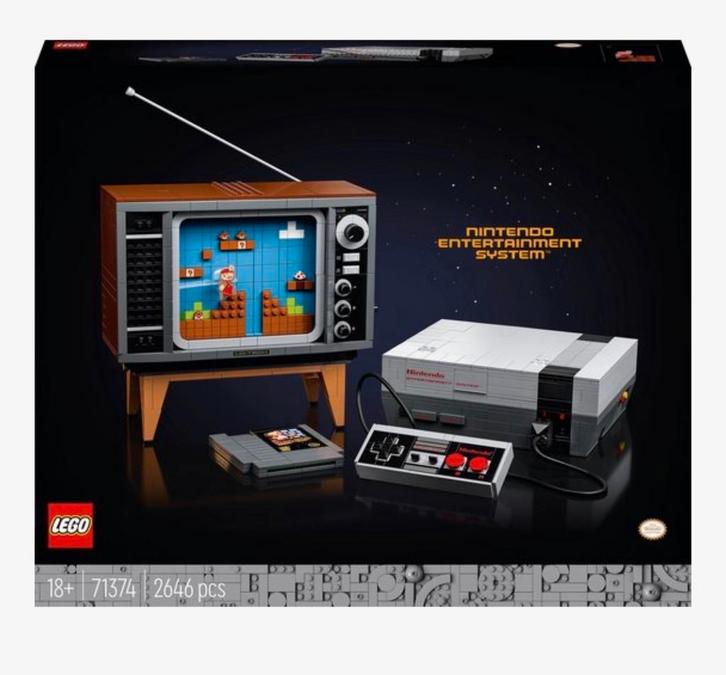 LEGO Nintendo Entertainment System (NES) 71374, Spelcomputers en Games, Spelcomputers | Nintendo Switch, Zo goed als nieuw, Switch Original