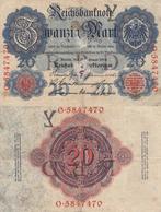 Duitsland 20 Mark 1914 P46 VG, Postzegels en Munten, Bankbiljetten | Europa | Niet-Eurobiljetten, Ophalen of Verzenden, Duitsland