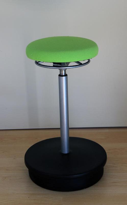 Haworth - Comforto-1 ergonomische zit/stakruk, Huis en Inrichting, Bureaustoelen, Gebruikt, Bureaukruk, Groen, Ergonomisch, Ophalen