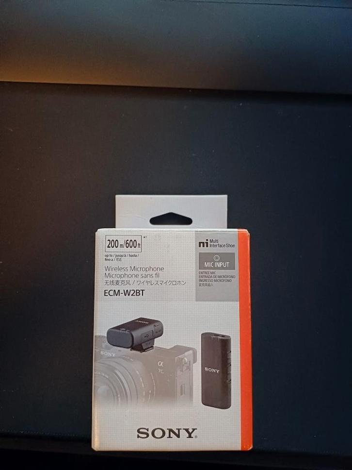 sony ecm w2bt, Muziek en Instrumenten, Microfoons, Nieuw, Overige typen, Ophalen of Verzenden