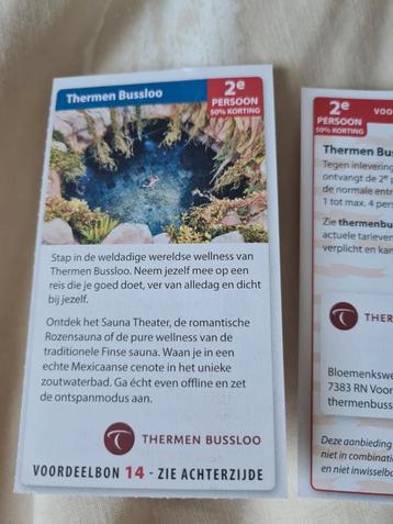 Thermen / sauna bussloo, 50 % korting voor de 2e persoon  beschikbaar voor biedingen