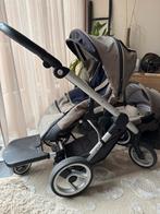 Mutsy Evo Kinderwagen + Reiswieg + Meerijplankje, Kinderen en Baby's, Kinderwagens en Combinaties, Ophalen, Gebruikt, Combiwagen