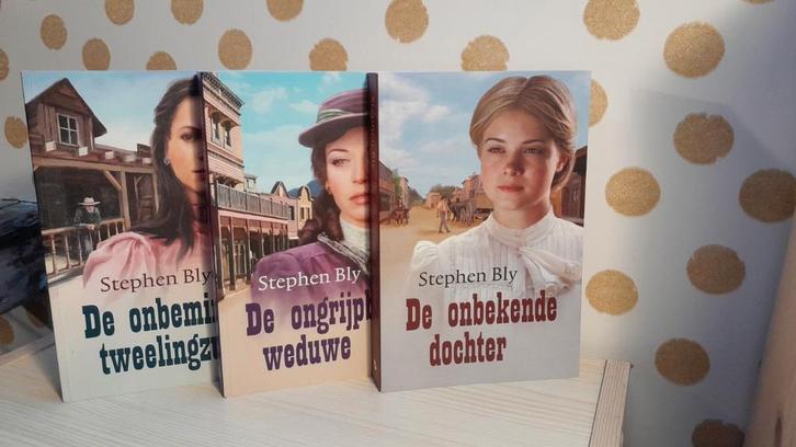 Serie 'de vrouwen van Lordsburg' Stephen Bly, Boeken, Romans, Gelezen, Ophalen of Verzenden