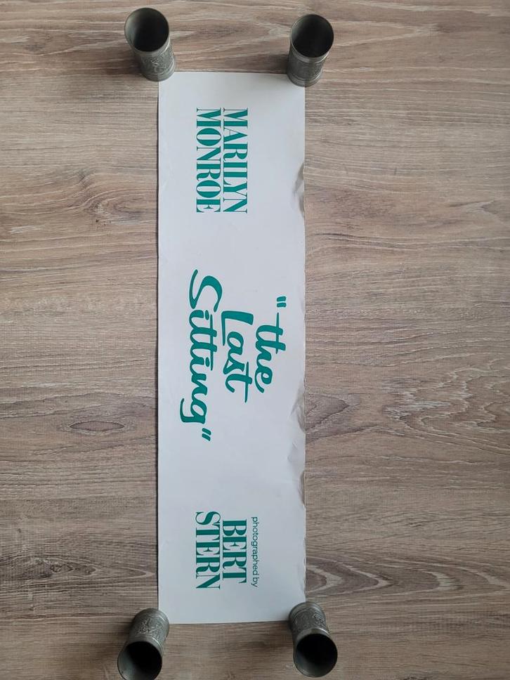 Marilyn Monroe Poster - Bert Stern 'The Last Sitting', Verzamelen, Posters, Zo goed als nieuw, Film en Tv, A1 t/m A3, Rechthoekig Staand