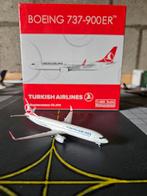 Turkish airlines boeing 737-900ER 1:400, Verzamelen, Ophalen of Verzenden, Zo goed als nieuw, Schaalmodel