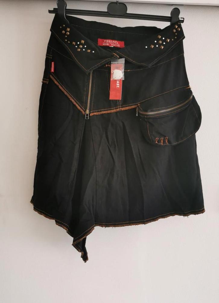 Forecast linnen rok mt. S, Kleding | Dames, Rokken, Nieuw, Maat 36 (S), Zwart, Boven de knie, Verzenden