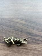 Stier messing beeldje - 9 gram, Ophalen of Verzenden