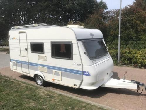 Hobby de luxe 400 SF inclusief luifel, Caravans en Kamperen, Caravans, Particulier, tot en met 4, 750 - 1000 kg, Treinzit, Hobby