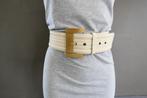 Zara brede riem crème maat 85, Kleding | Dames, Riemen en Ceinturen, 80 tot 90 cm, 5 cm of meer, Verzenden, Tailleriem