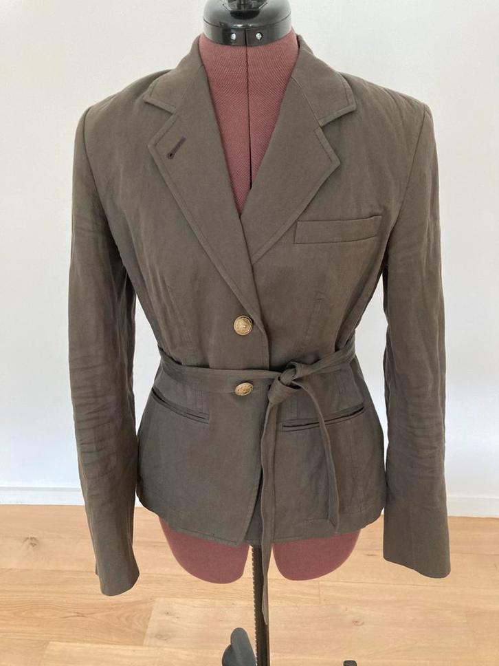 Bruine blazer van Pauw maat 2 (38), Kleding | Dames, Jasjes, Kostuums en Pakken, Zo goed als nieuw, Maat 38/40 (M), Bruin, Verzenden