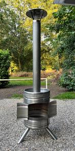 RVS bierfust kachel tuinhaard haard, Ophalen, Nieuw