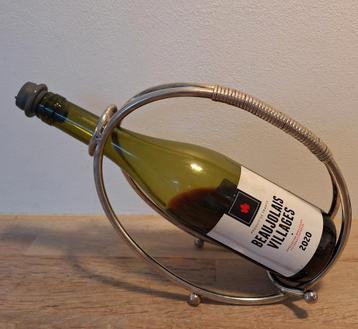 Vintage franse verzilverde fleshouder beschikbaar voor biedingen