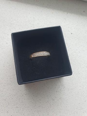 Gouden Ring 14k - Maat 55 (EU) met natuurlijke diamanten 75x beschikbaar voor biedingen