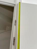 Opdek binnendeur met metalen kozijn en bovenlicht wit nieuw, Ophalen, 80 tot 100 cm, 215 cm of meer, Binnendeur