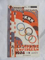 Officieel programma Olympiade Amsterdam Aviron 4 aug.1928, Ophalen, Gebruikt, Overige typen
