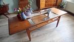 Salontafel met glasplaat, Antiek en Kunst, Antiek | Meubels | Tafels, Ophalen