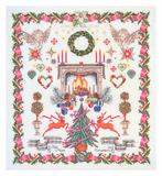 Thea Gouverneur Kerst Merklap Borduurpakket, Ophalen of Verzenden, Nieuw, Handborduren, Borduurpakket