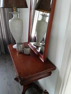 Sidetable, wand tafel, tafeltje, antiek, brocante,spiegel, Antiek en Kunst, Ophalen, Rechthoekig, 50 tot 100 cm, Minder dan 100 cm