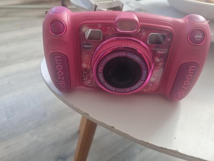 VTech Kidizoom Duo Camera - Roze, Kinderen en Baby's, Speelgoed | Vtech, Gebruikt, 4 tot 6 jaar, Ophalen of Verzenden