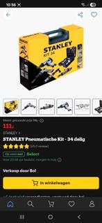 34 delig pneumatische set stanley, Tickets en Kaartjes, Eén persoon, Cadeaubon, Overige typen