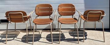 31 x Scab Sisi Mahonie hout terrasstoelen design stoelen beschikbaar voor biedingen