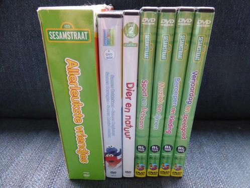 T.k. Diversen DVD's van Sesamstraat., Cd's en Dvd's, Dvd's | Kinderen en Jeugd, Zo goed als nieuw, Tv fictie, Educatief, Alle leeftijden