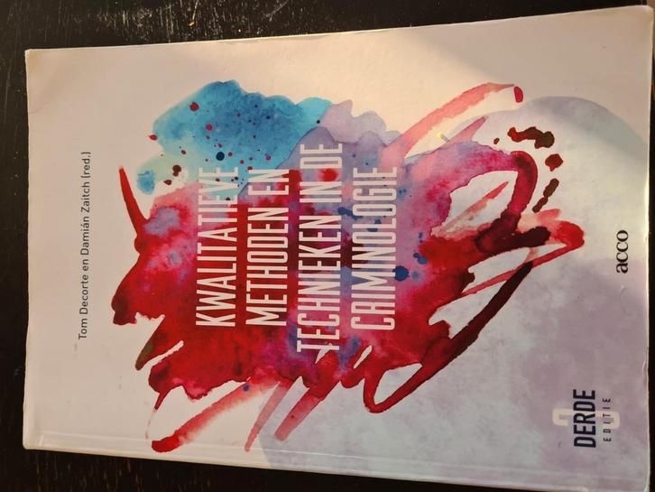 Kwalitatieve methoden en technieken in de criminologie, Boeken, Wetenschap, Zo goed als nieuw, Sociale wetenschap, Ophalen of Verzenden