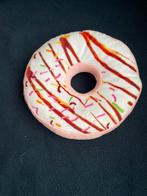 Donut kussen knuffel pluche, Ophalen of Verzenden