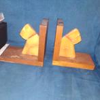 Houten Boekensteunen met Hondjes - 13cm, Ophalen of Verzenden