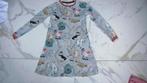 134-140 MOLO drukke jurk met vogels, Ophalen of Verzenden, Zo goed als nieuw, Meisje, Jurk of Rok