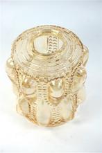 Vintage glazen lampenkap parelmoer/bubbels, Huis en Inrichting, Lampen | Lampenkappen, Rond, Ophalen of Verzenden, Zo goed als nieuw