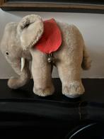 Grote Oude Steiff origineel puntgaaf met borstplaatje, Ophalen of Verzenden, Gebruikt, Olifant