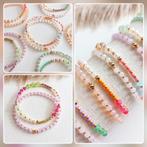 Nieuw! Prachtige armbanden setjes van miyuki en glasfacet, Ophalen of Verzenden, Nieuw, Goud, Goud