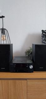 SHARP De XL-HF151PHS zwart micro component systeem, Audio, Tv en Foto, Stereo-sets, Ophalen, Gebruikt, Cd-speler, Sharp