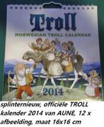 ROLF LIDBERG, Noorwegen van AUNE, kalender 12 tekeningen, Ophalen of Verzenden