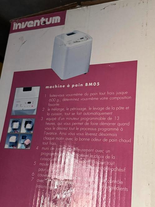 Inventum BM05 Broodbakmachine, Witgoed en Apparatuur, Broodbakmachines, Zo goed als nieuw, Met timer, 400 tot 800 gram deeg, Kijkvenster