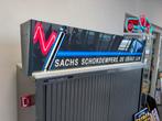 SACHS oude reclame lichtbak, Verzamelen, Merken en Reclamevoorwerpen, Ophalen, Lichtbak of (neon) lamp, Zo goed als nieuw
