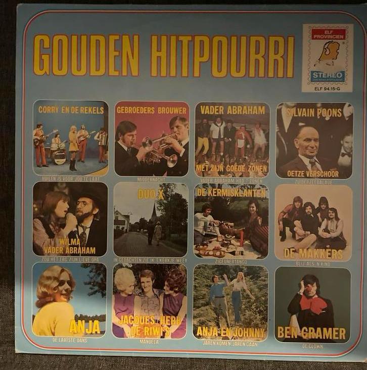 Gouden Hitpourri LP - Diverse Artiesten, Cd's en Dvd's, Vinyl | Wereldmuziek, Gebruikt, Europees, 12 inch, Ophalen of Verzenden