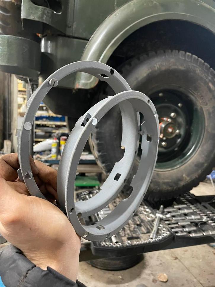 Koplamp ringen Austin Champ, Auto-onderdelen, Verlichting, Austin, Ophalen of Verzenden