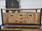 Livingfurn Nairobi Dressoir, 150 tot 200 cm, Nieuw, Ophalen of Verzenden, Metaal