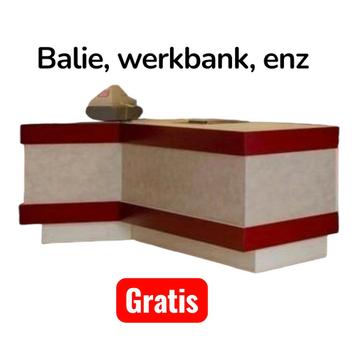 Gratis dressoir meubel balie winkel werkbank  beschikbaar voor biedingen