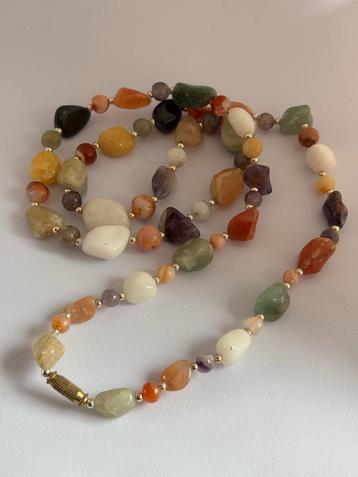 Vintage Edelsteenketting beschikbaar voor biedingen