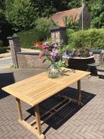 Nette teakhouten Hotel  tuintafel Teak&Garden igst 150x90cm, Tuin en Terras, Tuintafels, Ophalen, Gebruikt, Teakhout
